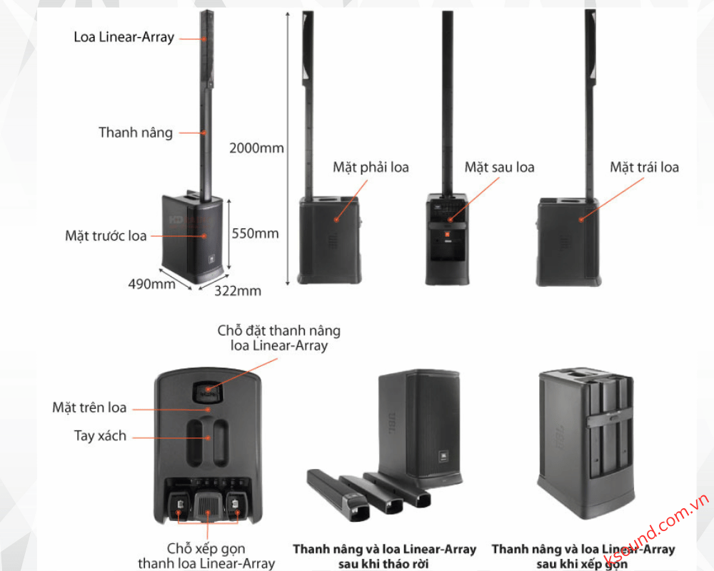 Loa cột JBL EON ONE MK2